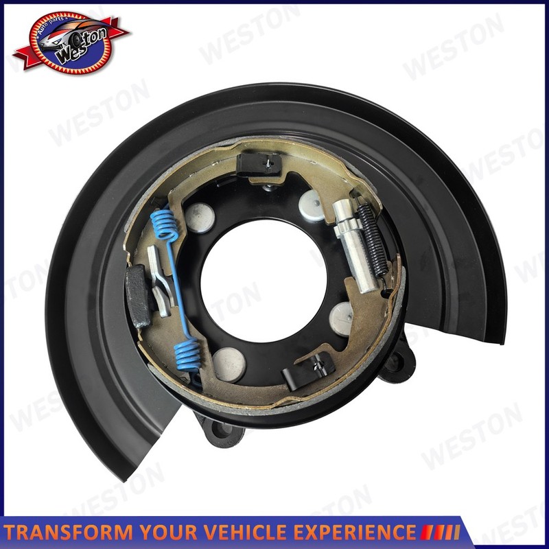 For Ford F-250 Super Duty Rear Passenger Parking Brake Assembly w/ Backing Plate