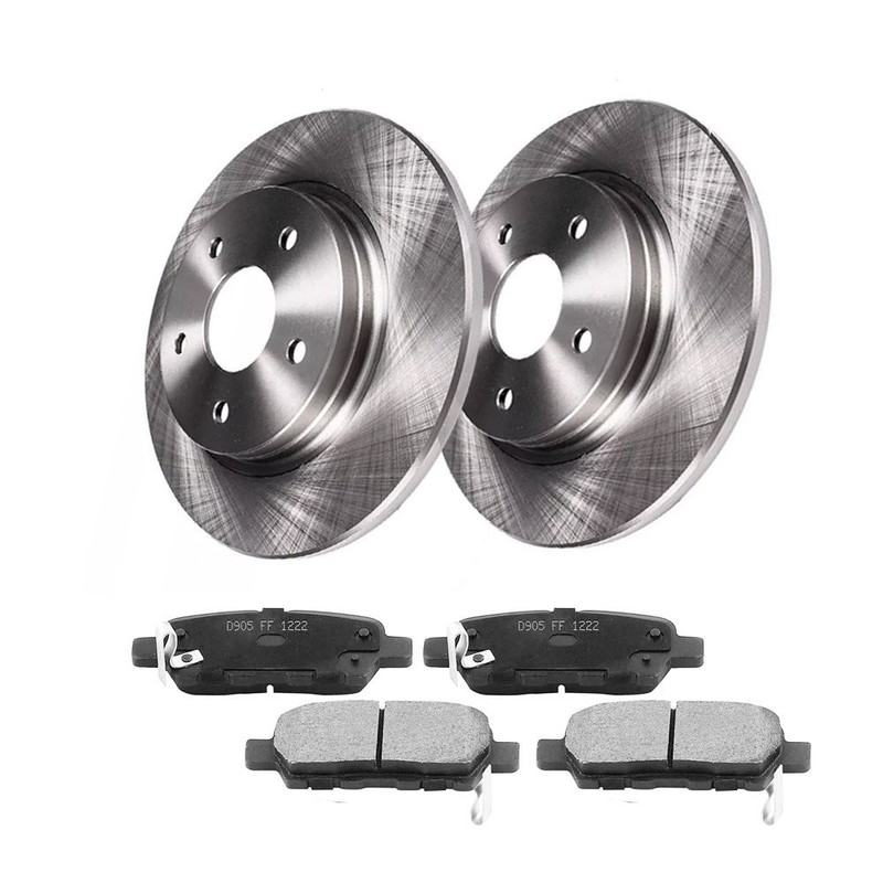 Rear Brake Rotors & Pads for 2002-2018 Nissan Altima
