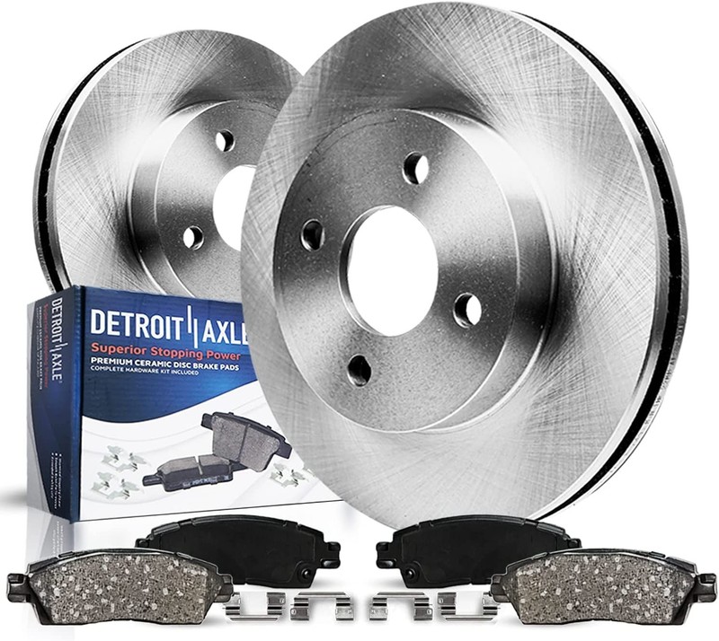 Front Brake Pads Rotors for 1989-1997 Mitsubishi Galant