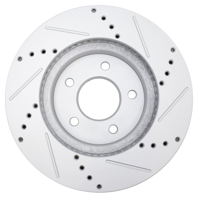 TRQ Front Performance Brake Rotor Metallic Pad Rear Drum & Shoe Kit w/Chemicals gallery