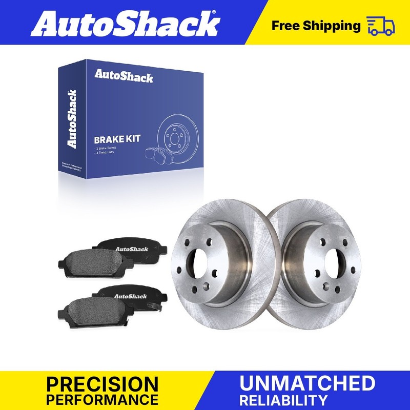 Rear Brake Rotors Premium Pads for Chevrolet, Cruze 2011-2015, FWD L4 1.4L 2.0L