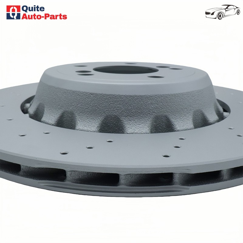 Set of 2 For BMW F80 F82 F83 F87 M2 M3 M4 3.0L L6 Rear 370mm Disc Brake Rotors gallery