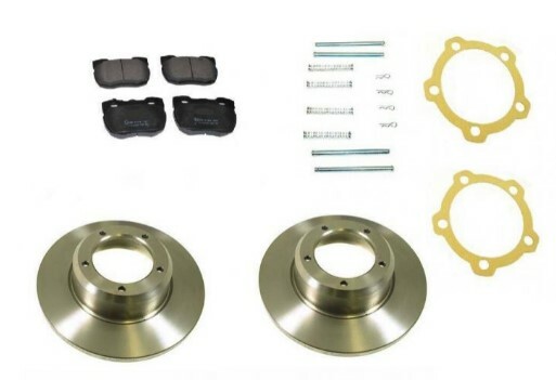 FRONT OEM BRAKE PADS & DISCS KIT FOR LAND ROVER DEFENDER – 1989 ONWARDS LRC8149