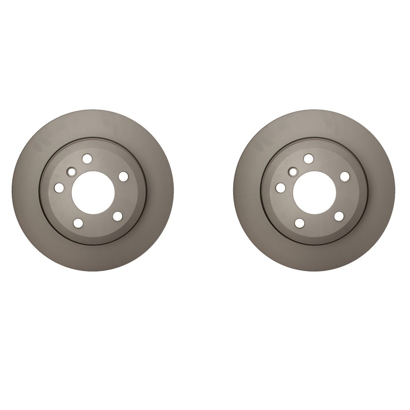 Hella Pair Set of Rear Vented 320mm Disc Brake Rotors For E70 X5 F16 X6