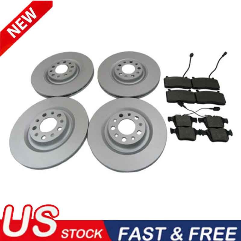 Front rear brake pads and smooth rotors For 2017 – 2024 Alfa Romeo Giulia 2.0L