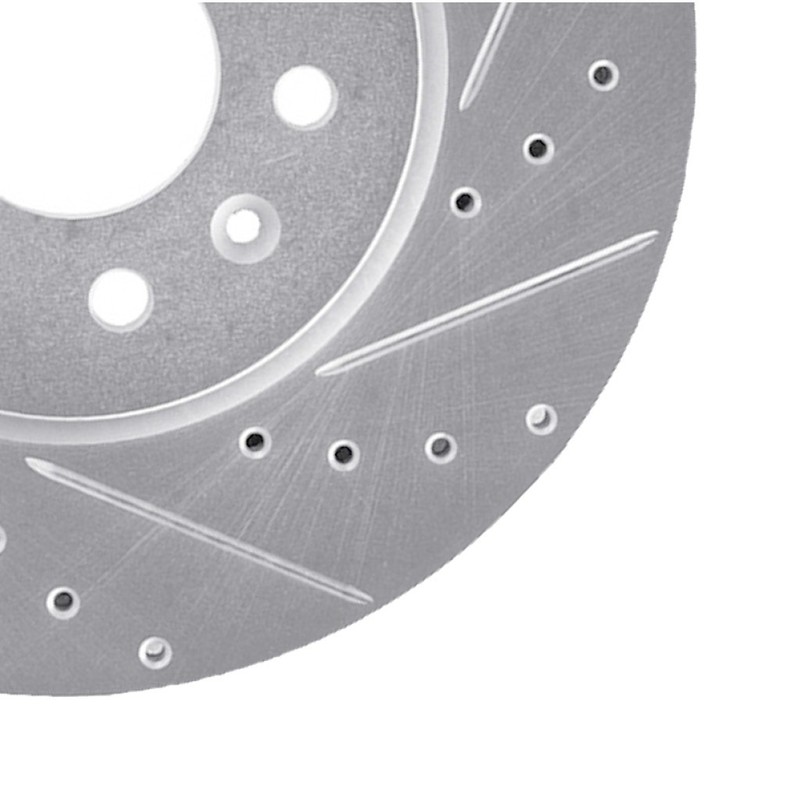 For Buick Cascada 2016 17 18 2019 Brake Rotors Front Drilled And Slotted Silver gallery