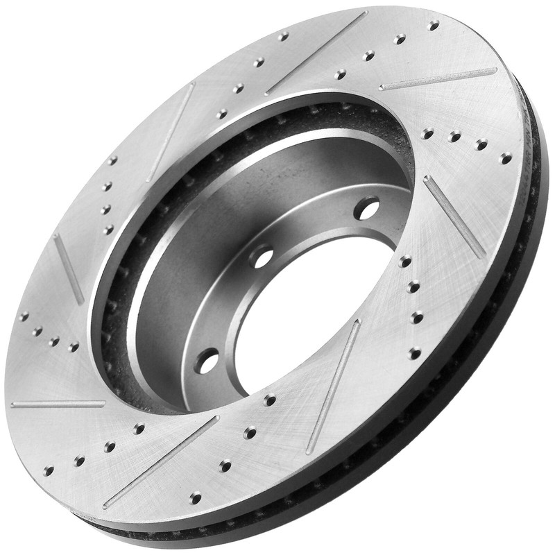 Front Drilled Brake Rotors And Ceramic Brake Pads For Ford F-150 Lincoln Mark LT gallery