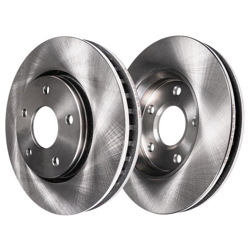 Front Disc Brake Rotors + Ceramic Brake Pads For 2004-2012 Chevrolet Malibu gallery