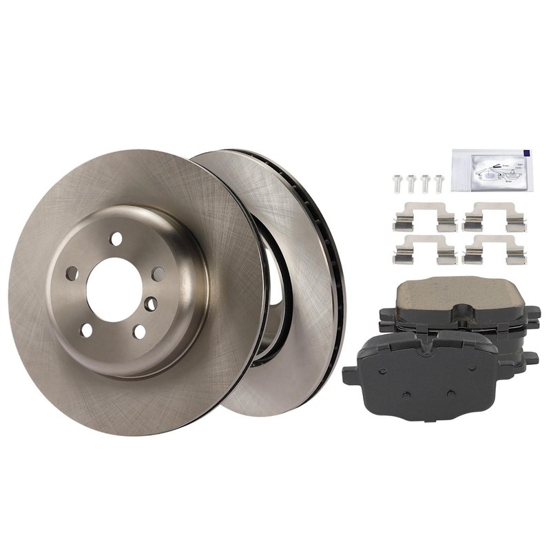 Brake Disc and Pad Kits 2-Wheel Set Rear for 650 550 535 BMW 640i Gran Coupe
