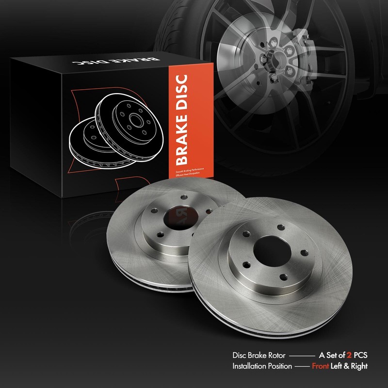New 2x Front Disc Brake Rotors for Nissan Altima 2002-2006 Maxima INFINITI I35 gallery