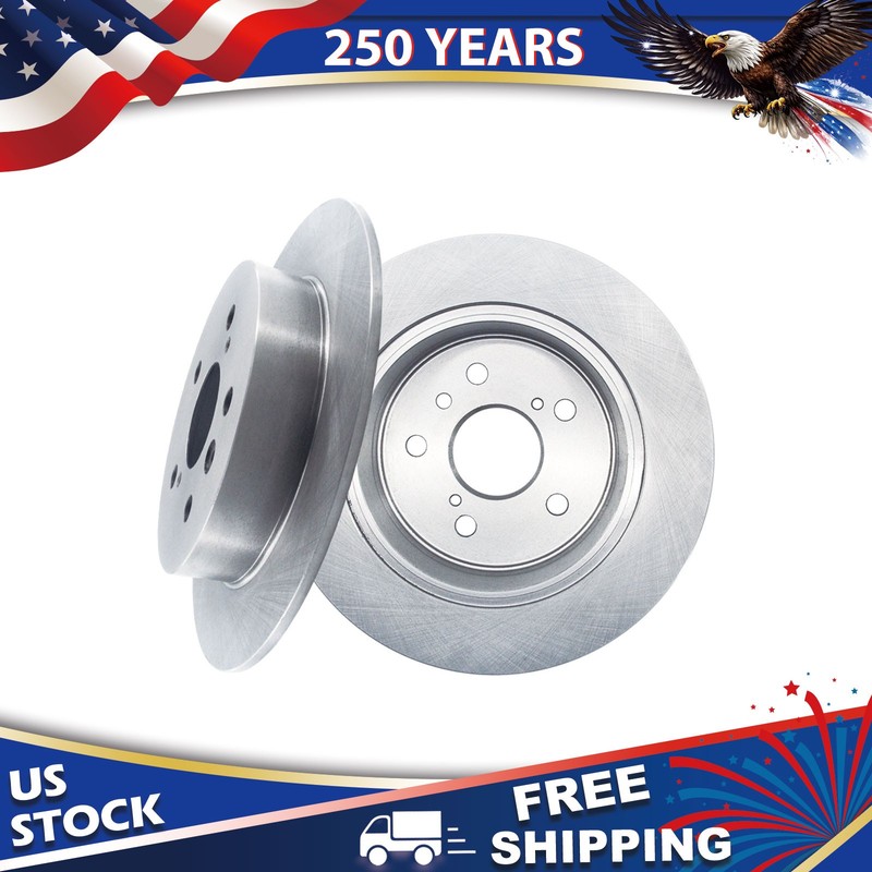 Rear Brake Disc Rotors Rust Preventative for 2008 – 2012 TOYOTA AVALON