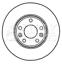 2x Brake Discs Pair Vented fits RENAULT LATITUDE L70H, L70Y 2.0D Front 2011 on gallery