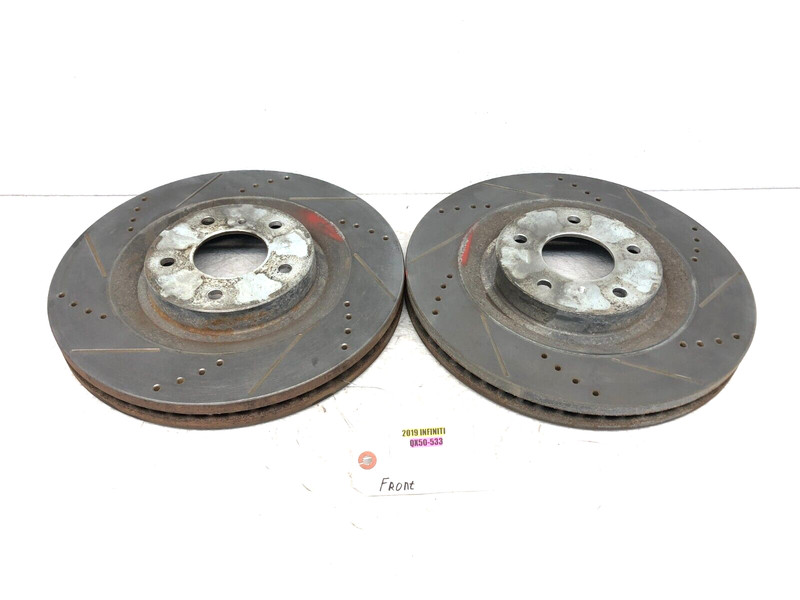 2019-2021 INFINITI QX50 FRONT BRAKE DISC ROTOR SET X2