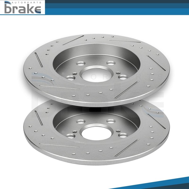 Rear Brake Rotors 5 Lug 259 mm For 2011 2012 2013 2014 2015 – 2017 Lexus CT0h