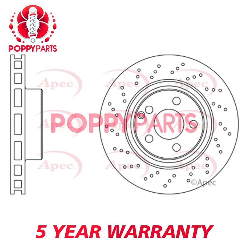 Fits Mercedes S-Class 3.2 CDi 4.3 5.0 5.5 GCP Front Brake Disc 2204210812