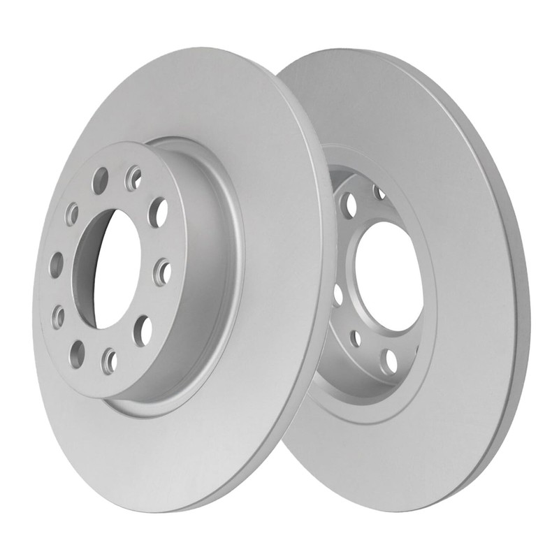 10pc Front Rear Brake Rotors Ceramic Brake Pads Kit for Fiat 500X Jeep Renegade gallery