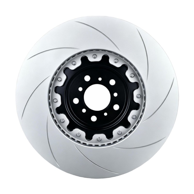 Two-Piece Front Floating Slotted Brake Rotor For BMW F10 F12 F13 M5 M6 Gran Coup gallery