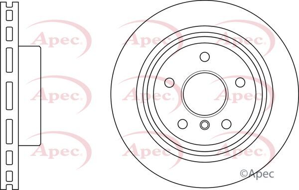 Brake Discs Pair Rear FOR F10 3.0 4.4 530d 535d 535i 550i 10->16 CHOICE1/2 Apec gallery