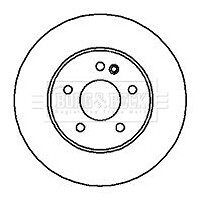 Premier Front Brake Disc Fits Mercedes M-Class 2.3 2.7 CDi 3.2 4.3 A1634210212 gallery