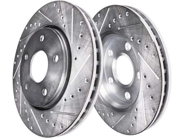 Rear Detroit Axle Brake Rotor Set fits Audi A7 Quattro 2012-2018 59YYYQ