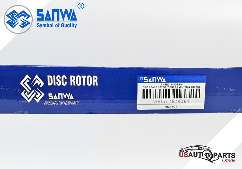 FRONT RH BRAKE ROTOR VENTED & GEOMET COATED D&S FOR LEXUS TOYOTA ES300 02-15 gallery