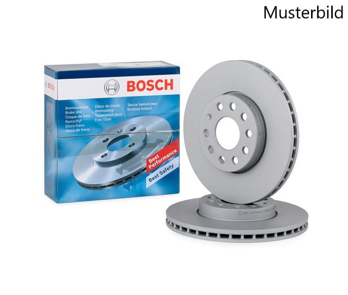 2X BOSCH 0 986 479 B02 Brake Discs Set Front Ø 293 Mm For HONDA Civic IX / X