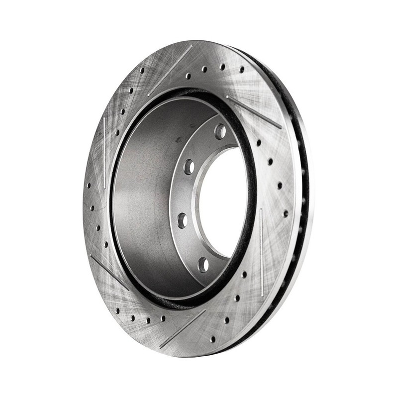 For Chevy Silverado 3500 2001-2006 Brake Discs Front and Rear | Cast Iron Disc gallery