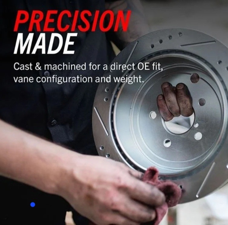 PowerStop Brake Rotors Rear Drilled Slotted EBR657XL EBR657XR Audi TT Quattro gallery