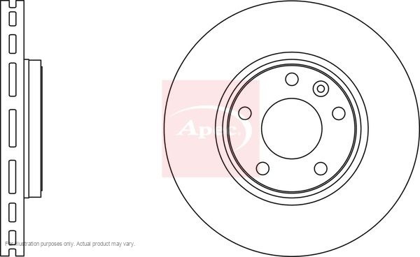 2x APEC Front Brake Discs For RENAULT TRAFIC II Platform/C 66kW/90HP/1995cc gallery