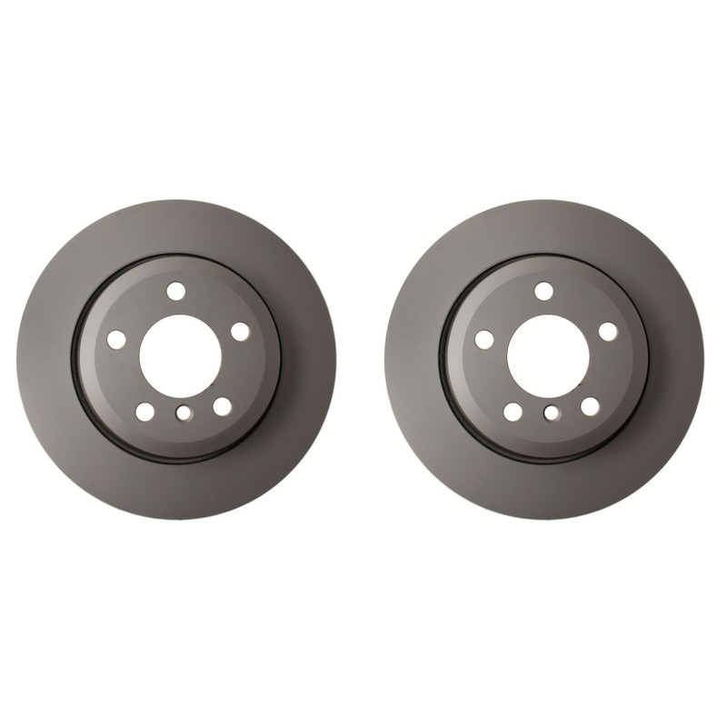 Hella Pair Set of Rear Vented 320mm Disc Brake Rotors For BMW E83 X3 2004-2010
