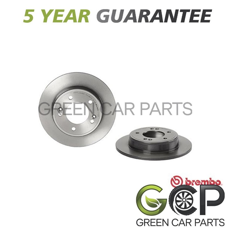 Brake Discs Rear GCP Fits Hyundai i30 Kia Cee’D Pro + Other Models