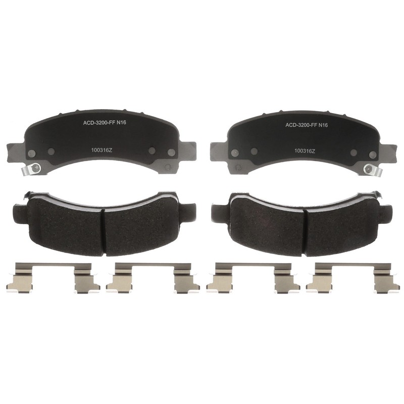ACDelco Disc Brake Pads and Rotors Kit Front Rear For 03-05 GMC Savana 2500 gallery