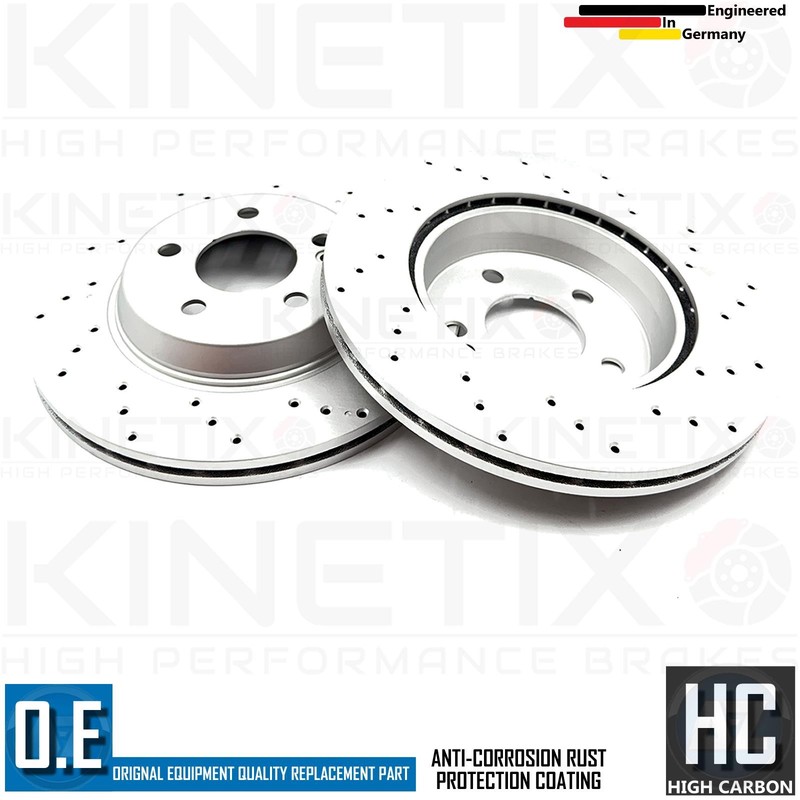 FOR MERCEDES C220d AMG SPORT REAR BRAKE DISCS BREMBO PADS SENSOR 300mm gallery