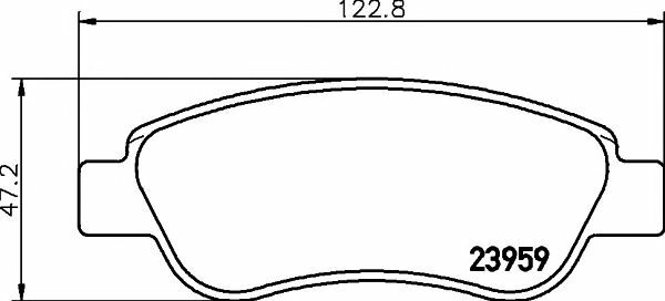 MINTEX Front Axle BRAKE DISCS + BRAKE PADS SET for PEUGEOT 108 1.0 VTi 2014-on gallery