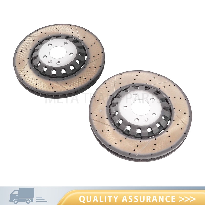 NEW 2PCS Front Vented Brake Disc Rotors Fits Audi A6 A8 Q Q7 Q8 4M0615301AS gallery
