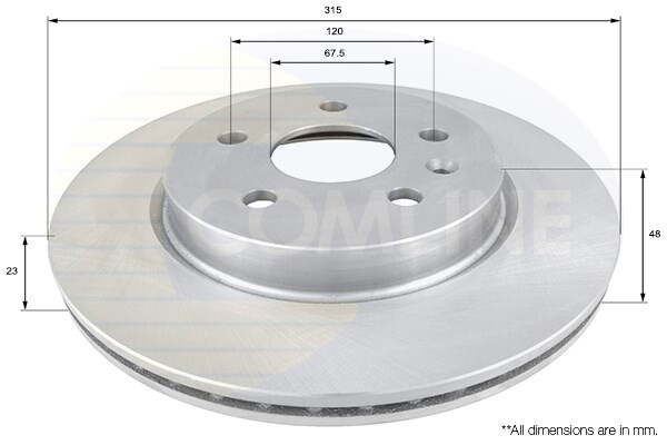 Brake Disc Rear SJR Fits Vauxhall Insignia 2008-2017 + Other Models #1 gallery