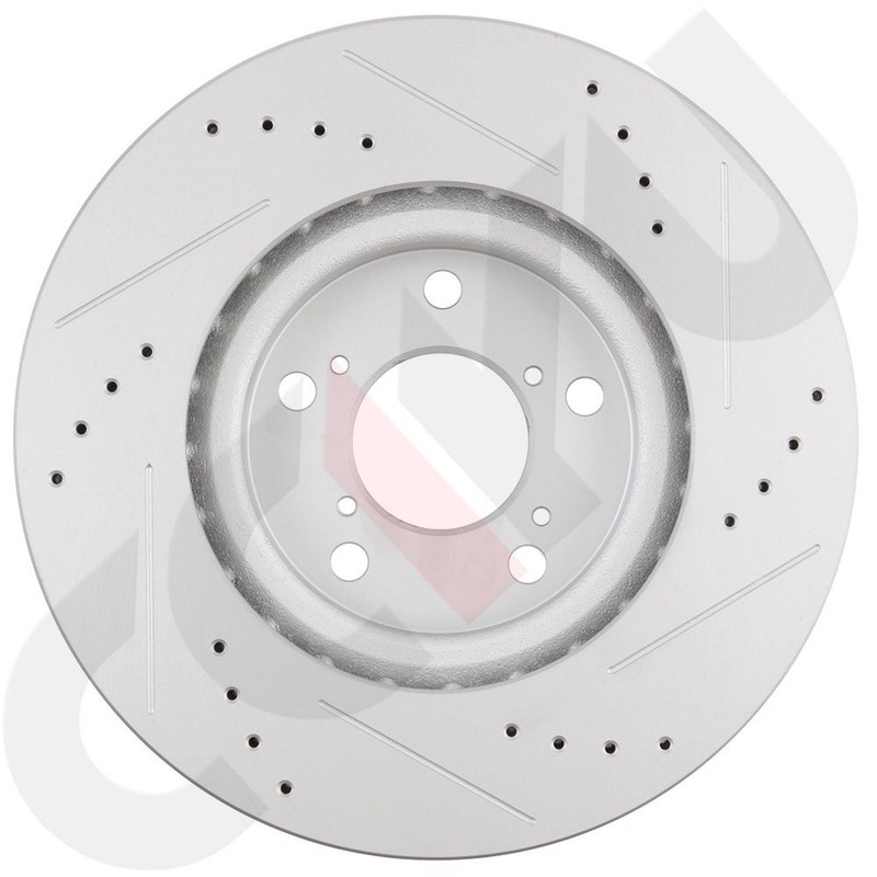 Front Drilled & Slotted Brake Rotors For Honda Odyssey 2011 2012 2013 2014 gallery