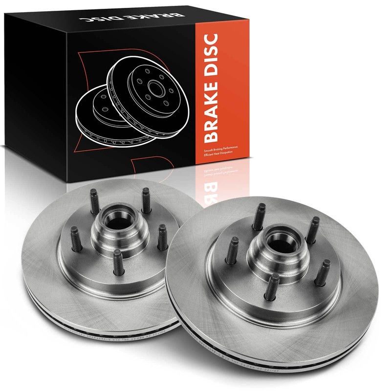 2x Front L & R Disc Brake Rotors for Ford F-150 2001-2004 Lincoln Blackwood 2002