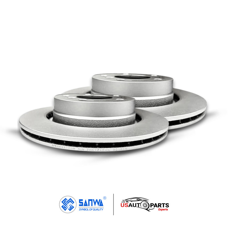 SET OF 2 REAR BRAKE ROTOR VENTED & GEOMET COATED 294 mm FOR BMW 325Ci 96-06 2.5L gallery