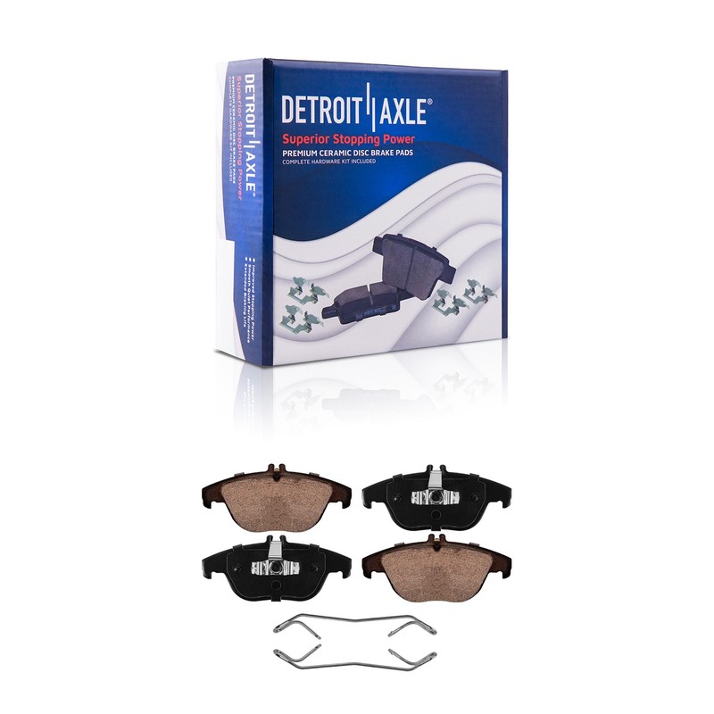 5-Lug Front & Rear Brake Pads Rotors for 2008-2012 Mercedes-Benz C300 gallery