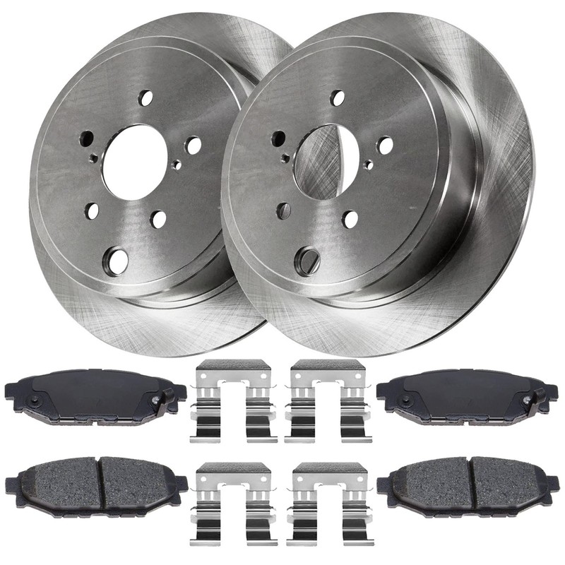 11.25" Rear Disc Brake Rotors Pads Kit for 2009 - 2013 Forester 2013 - 2015 BRZ gallery
