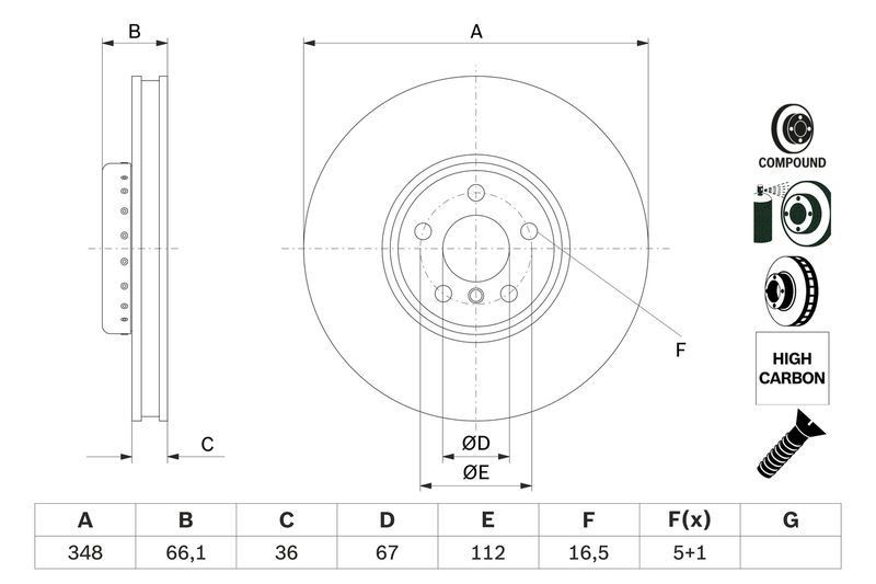 BOSCH Front Brake Disc + Brake Pads + Rear Brake Disc + Brake Pads Fits BMW gallery