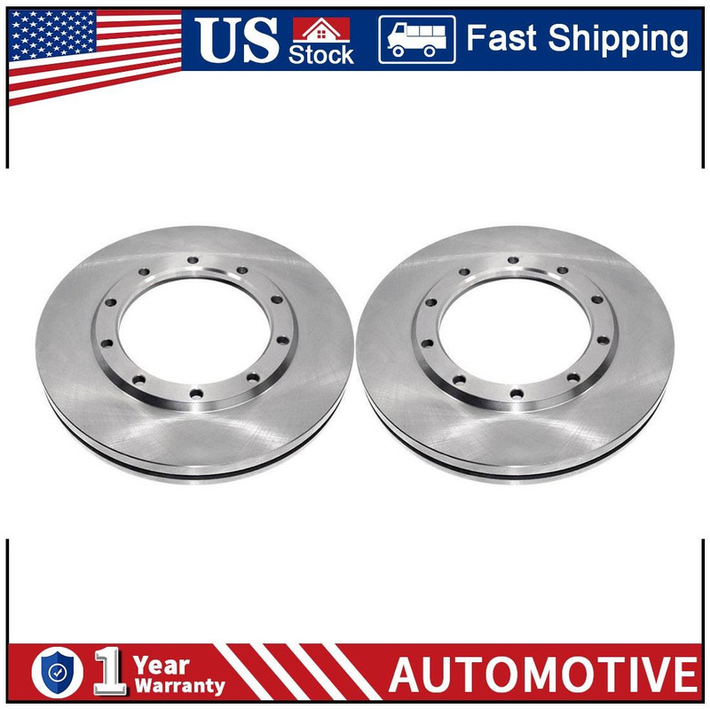 DuraGo 2X Front Disc Brake Rotor For 2009-2018 Ford PZ