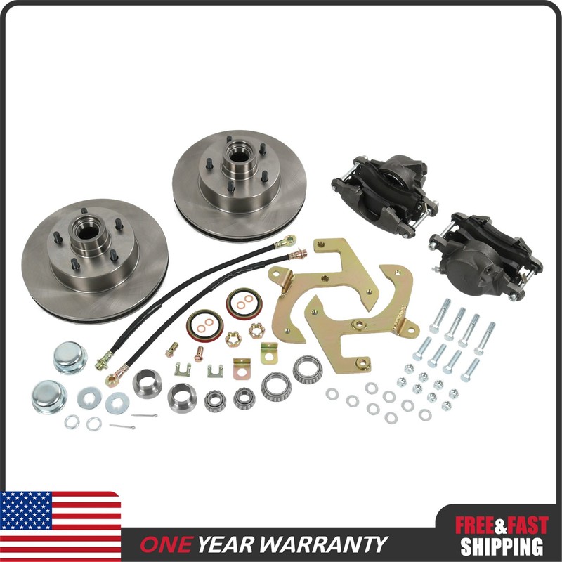 Disc Brake Conversion Kit Front For Chevy 1949-54 Corvette 1953-62 5 on 4.75" gallery