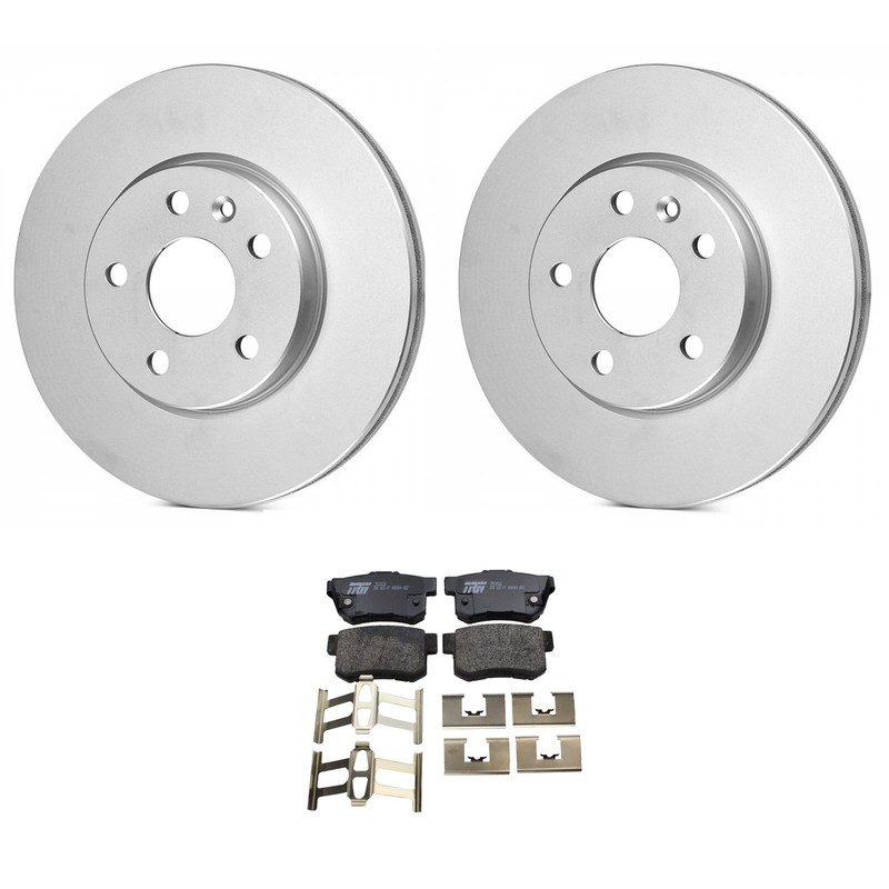 Bosch QuietCast Rear Rotors TRW Pro Ceramic Disc Brake Pad Kit For RDX 08-12