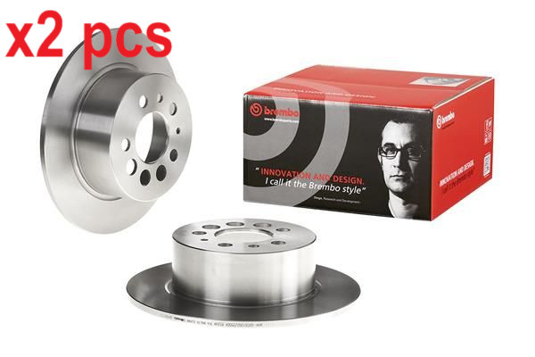 X2 PCS L&R SIDES BRAKE DISC 08.3441.24