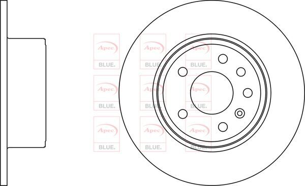 Brake Discs Pair Rear FOR SAAB 9-3 I 2.0 2.2 2.3 98->03 Diesel Petrol Blue gallery