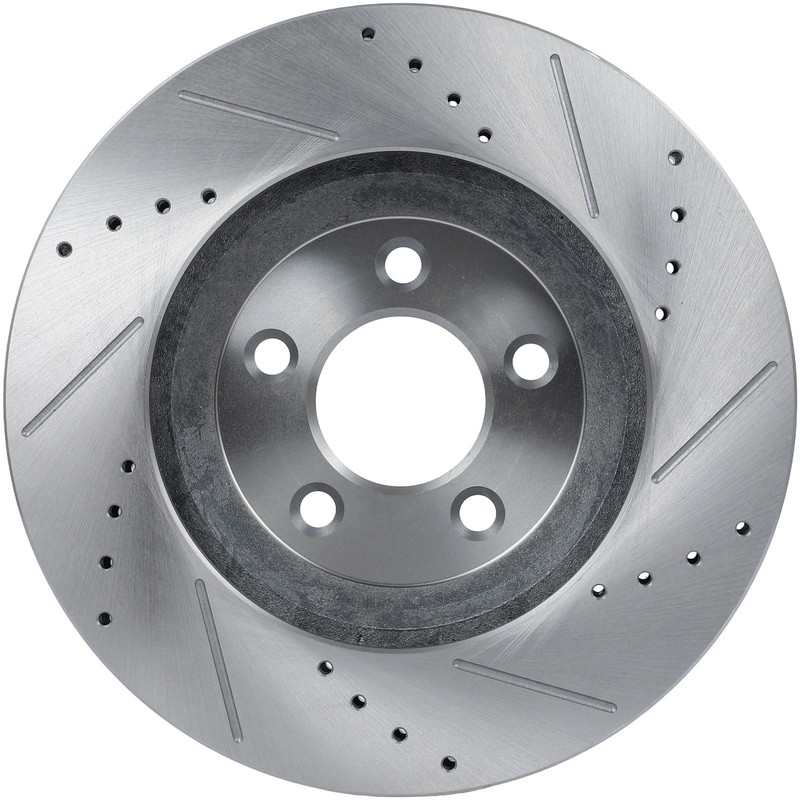 Front Rear Brake Ceramic Pads + Drilled Rotors Fits Ford Mustang 2005 - 2010 GT gallery