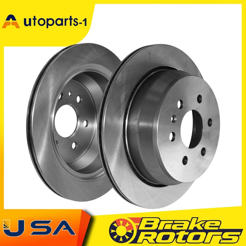 2Pcs 324mm Rear Disc Brake Rotors for Chevrolet Colorado GMC Canyon 2015-2022