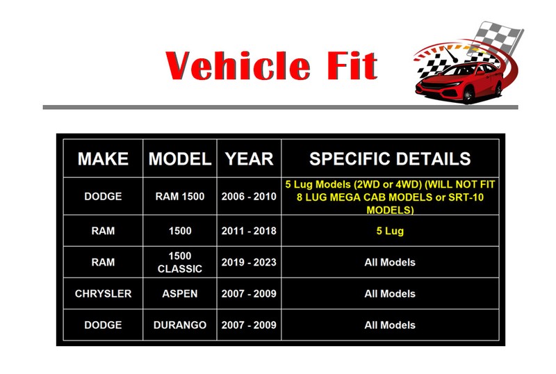Front And Rear Brake Rotors Brake Pads For 2006 -2015 2016 2017 Dodge Ram 1500 gallery